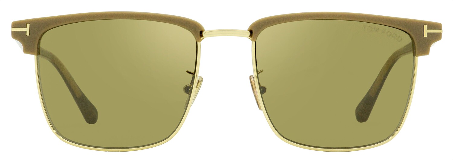 

Мужские солнцезащитные очки Tom Ford Hudson-02 TF997H 52L Matte Tan/Gold 55mm