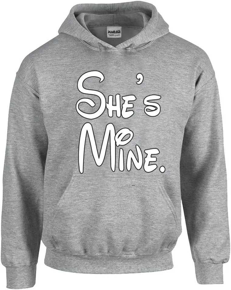 

Толстовка с принтом "She's Mine" на День святого Валентина Camalen