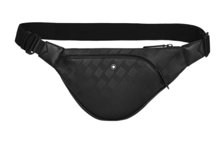 

MONTBLANC Кожаная поясная сумка через плечо мужская черная