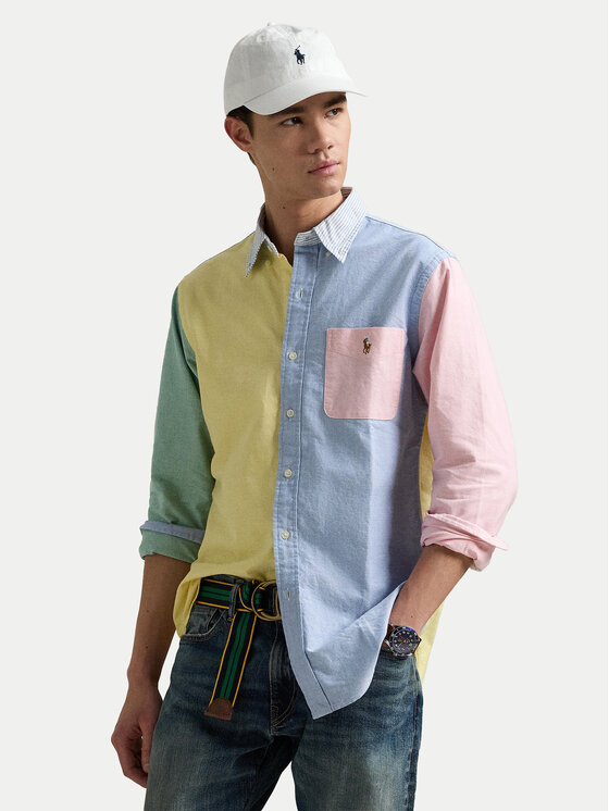 

Рубашка с индивидуальным пошивом 710928919001 Polo Ralph Lauren, мультиколор