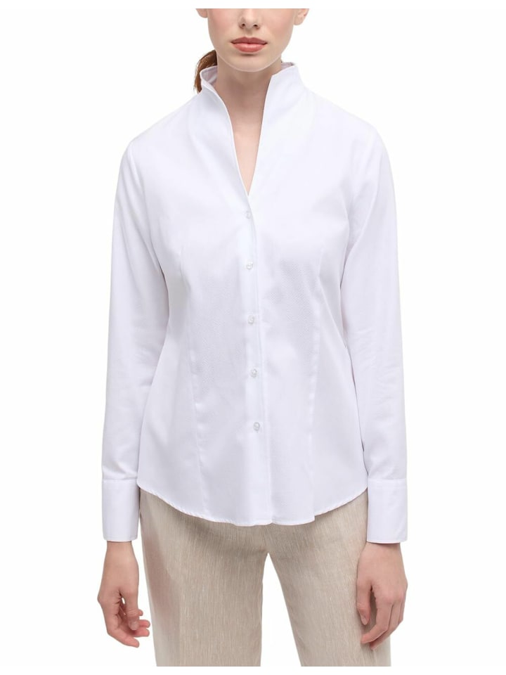 

Блузка с длинными рукавами для женщин в белом цвете Eterna