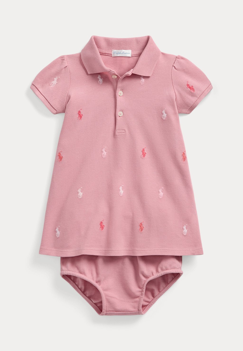 

Повседневное платье POLO PONY MESH POLO DRESS &AMP; BLOOMER Ralph Lauren, розовый