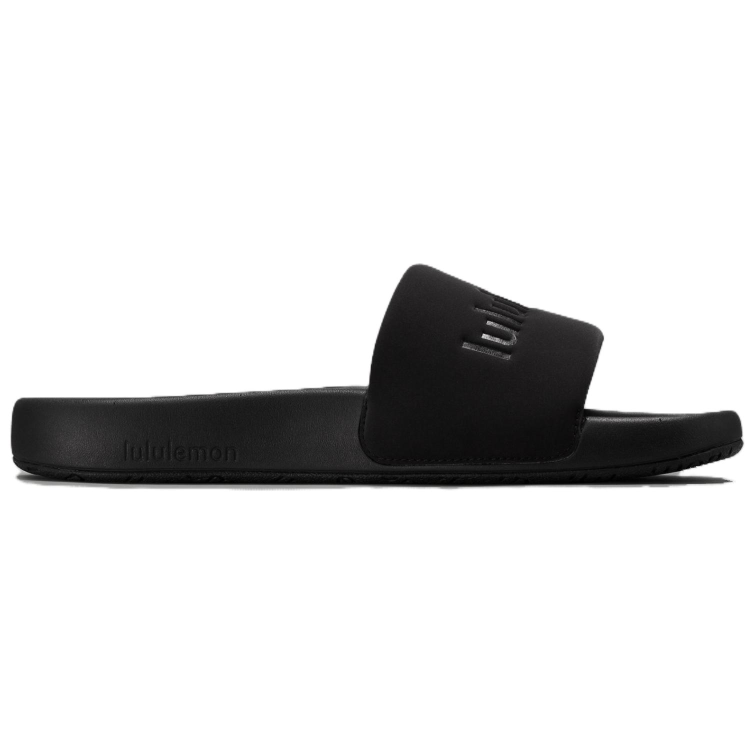 Restfeel Slide Устойчивые к скольжению и истиранию шлепанцы Женские Black Lululemon, Black/BLK — фото 2