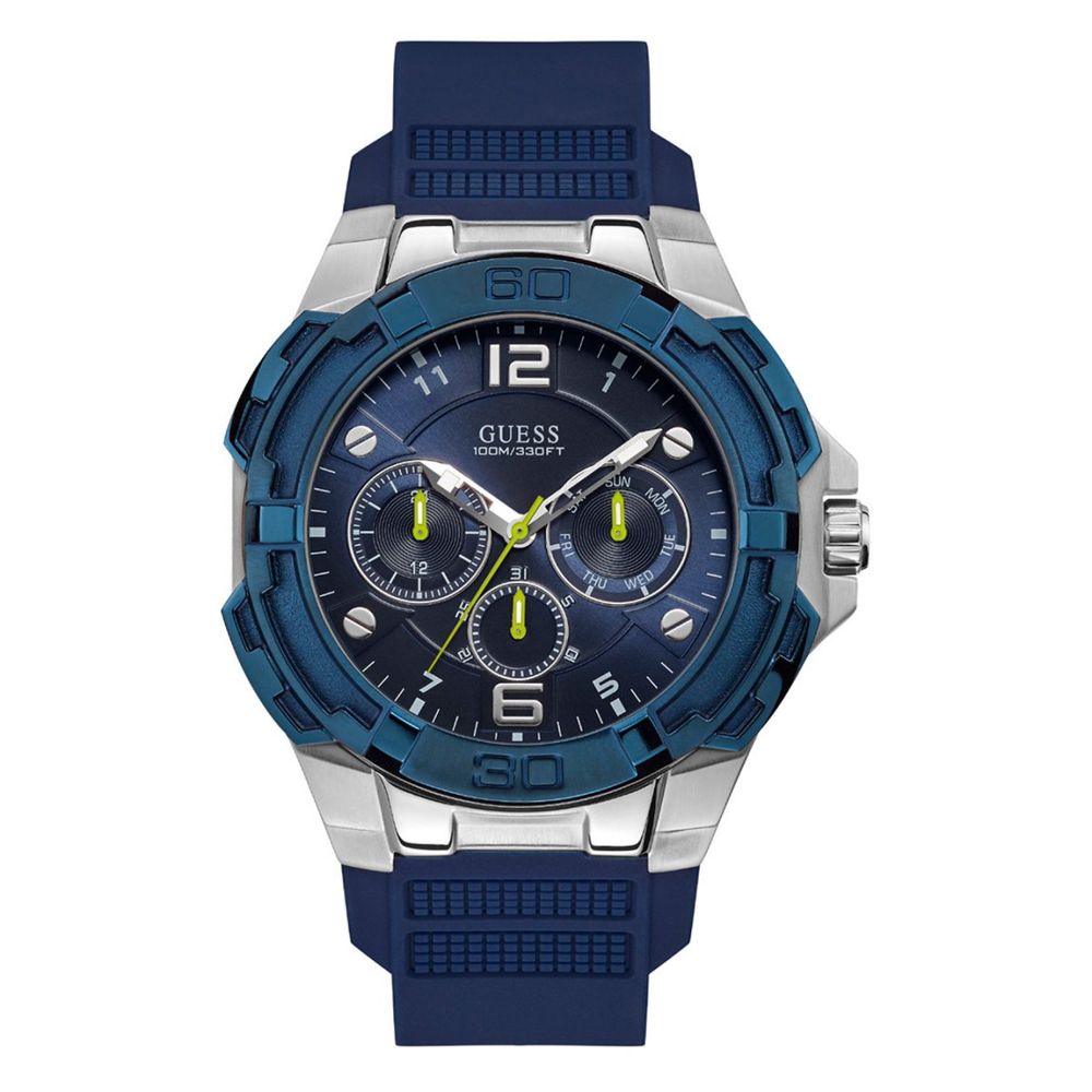 

Guess Резиновые Мужские Часы, синий