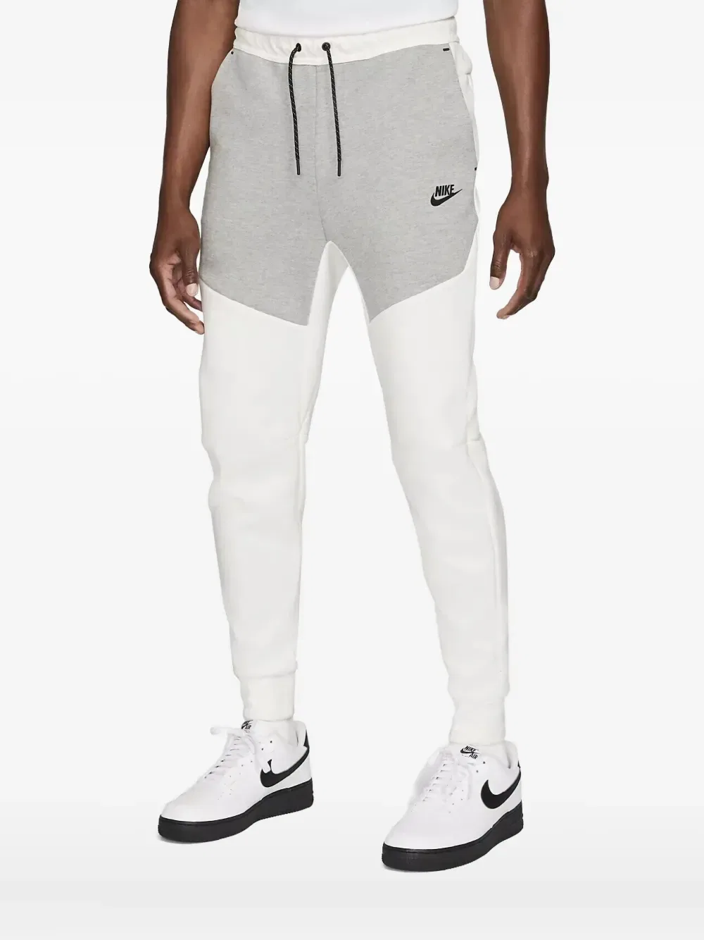 Спортивные брюки из технологичного флиса Nike, белый