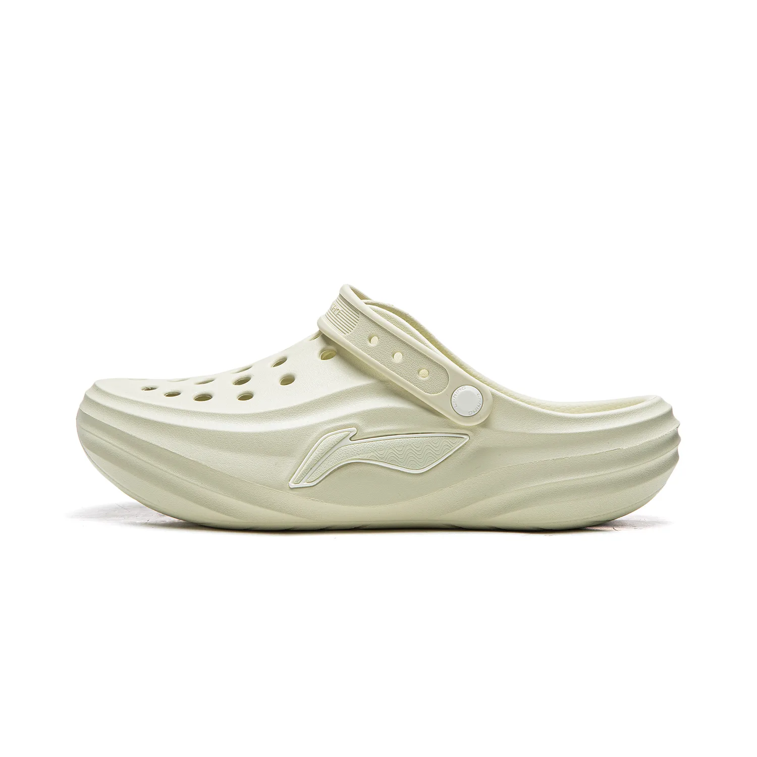 Li-Ning Soda Clogs Unisex, бежевый creamy желтый