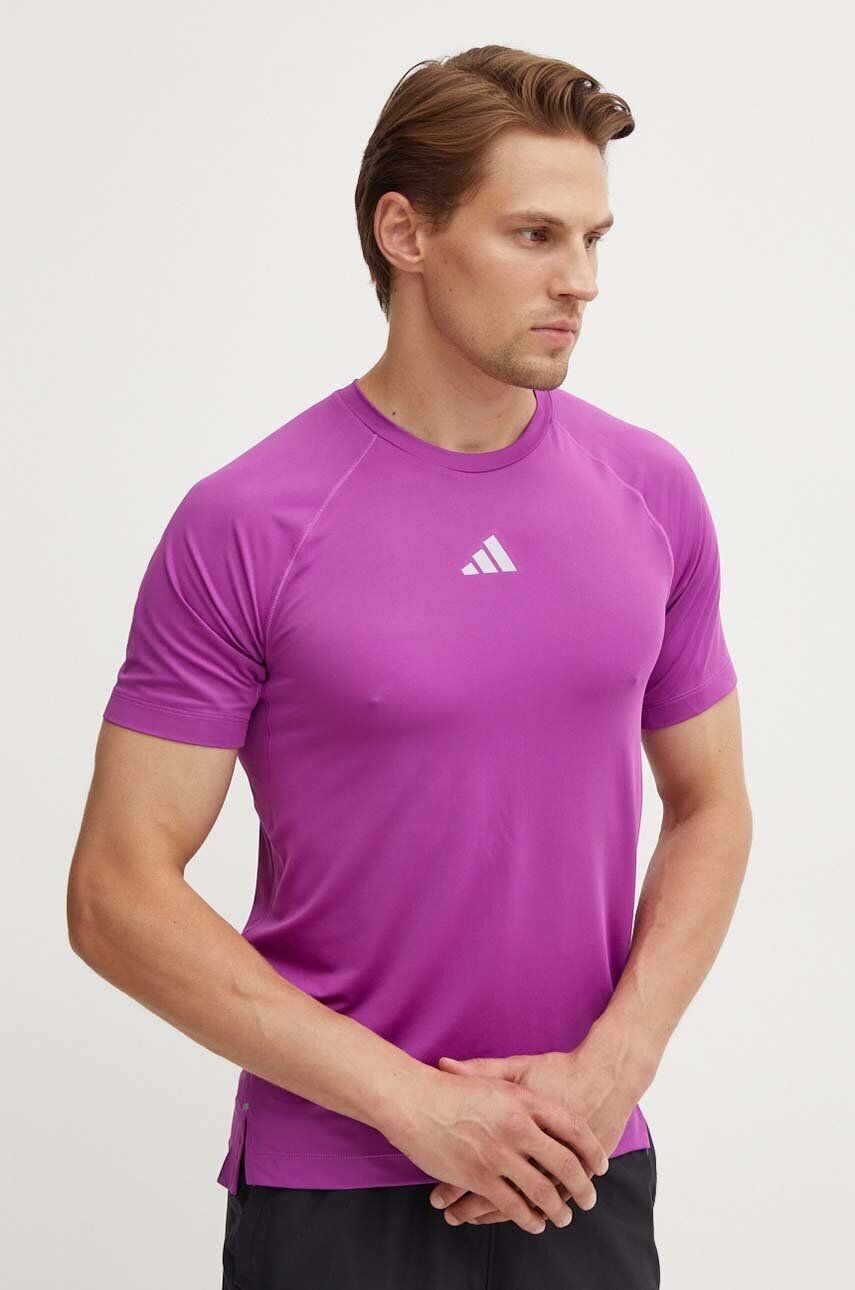 

Футболка для тренировок adidas Performance Gym+, фиолетовый