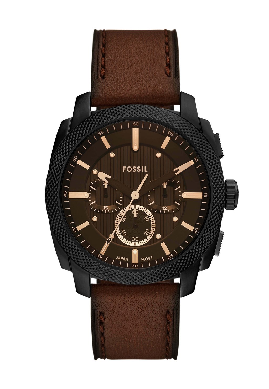 

Часы с хронографом Fossil, коричневый