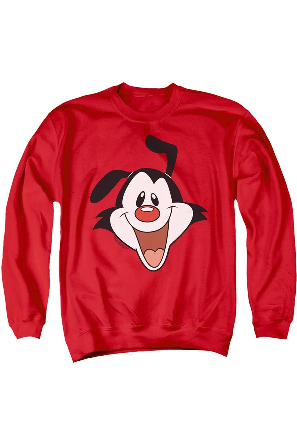 

Толстовка Animaniacs Yakko Head для взрослых с круглым вырезом Gildan, красный