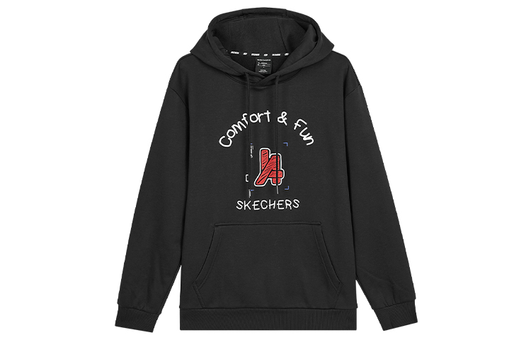 

Skechers Цветная толстовка унисекс, черная