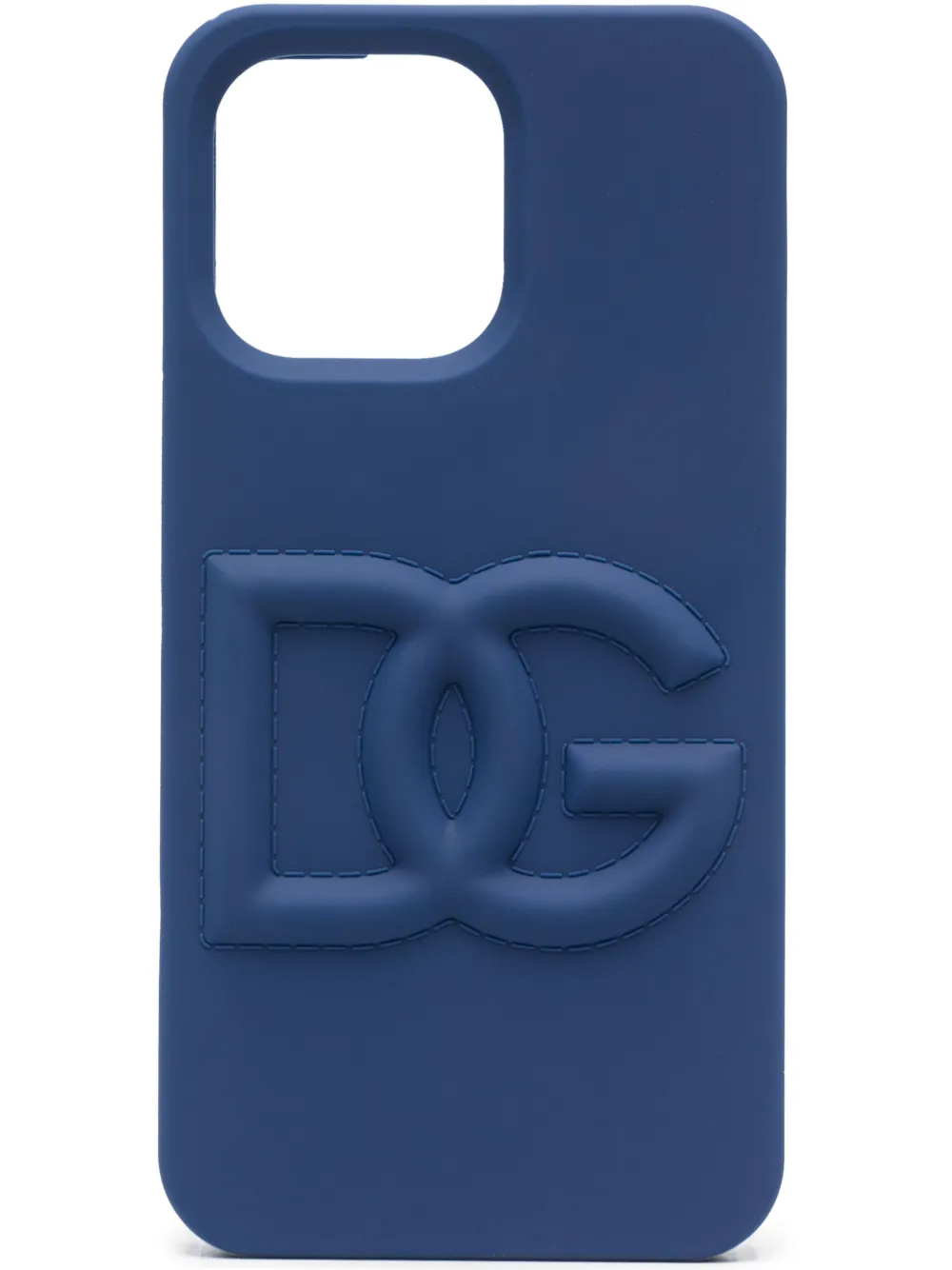 

Чехол для iPhone 14 Pro Max с логотипом Dolce & Gabbana, синий