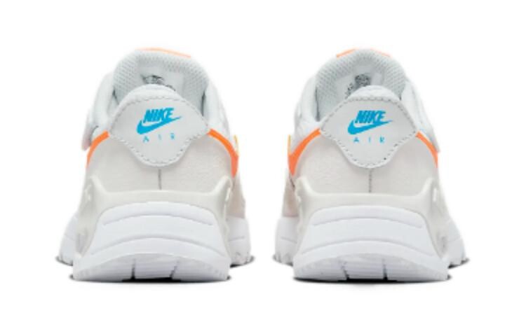 Air Max SYSTM Kids" Повседневная обувь для дошкольников Nike, цвет White-Orange — фото 4