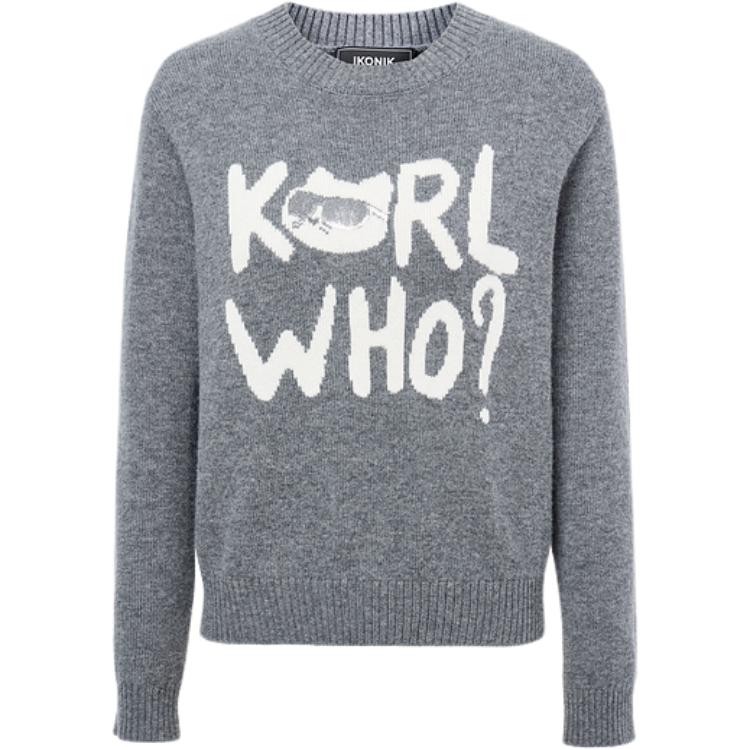 

Свитер KARL LAGERFELD FW25 женский KARL LAGERFELD/Karl Lagerfeld Jeans, серый