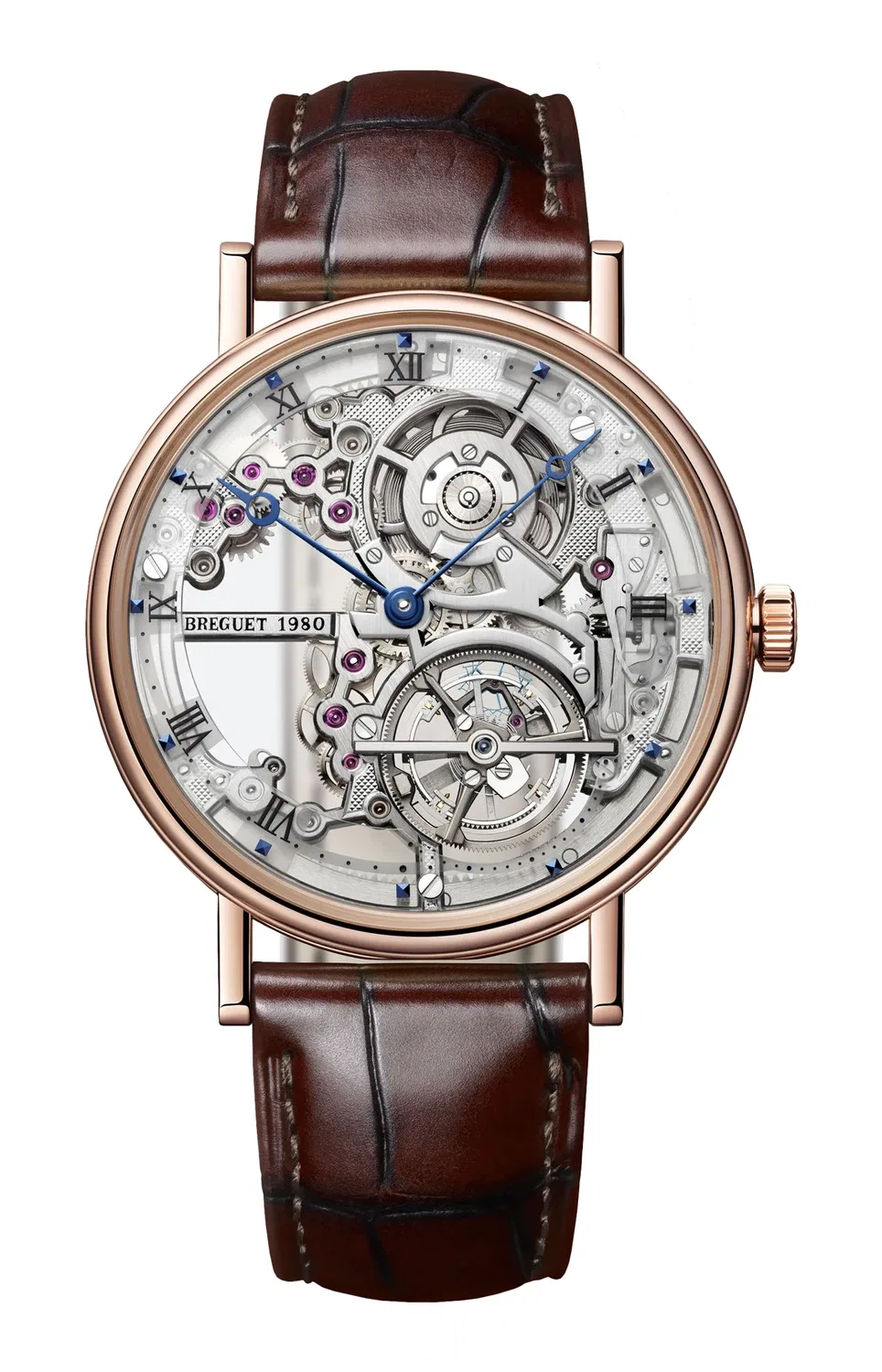 Классик Турбийон Экстра-Тонкий Скелетон - 5395BR/1S/9WU BREGUET, золотой