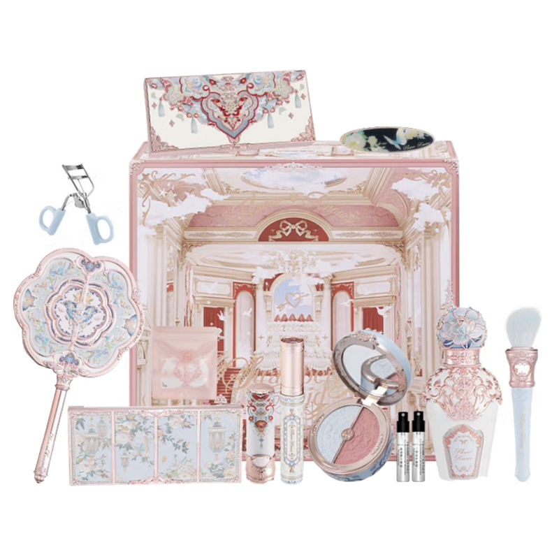 

Набор косметики FlowerKnows Floral Melody Box, натуральный стойкий, комплект из четырех предметов Flower Knows