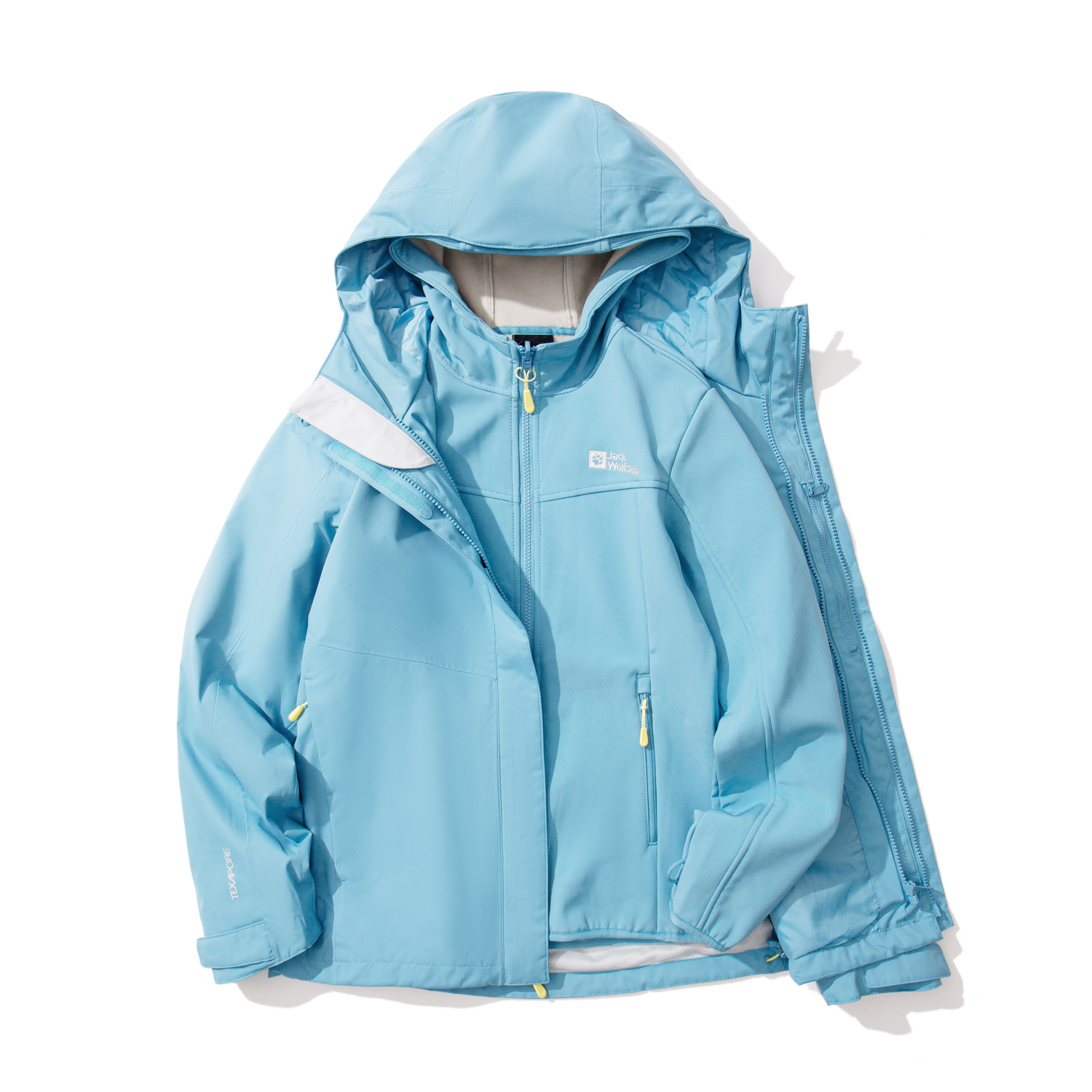 

JACK WOLFSKIN Куртка женская, Mist Gray Blue/1093