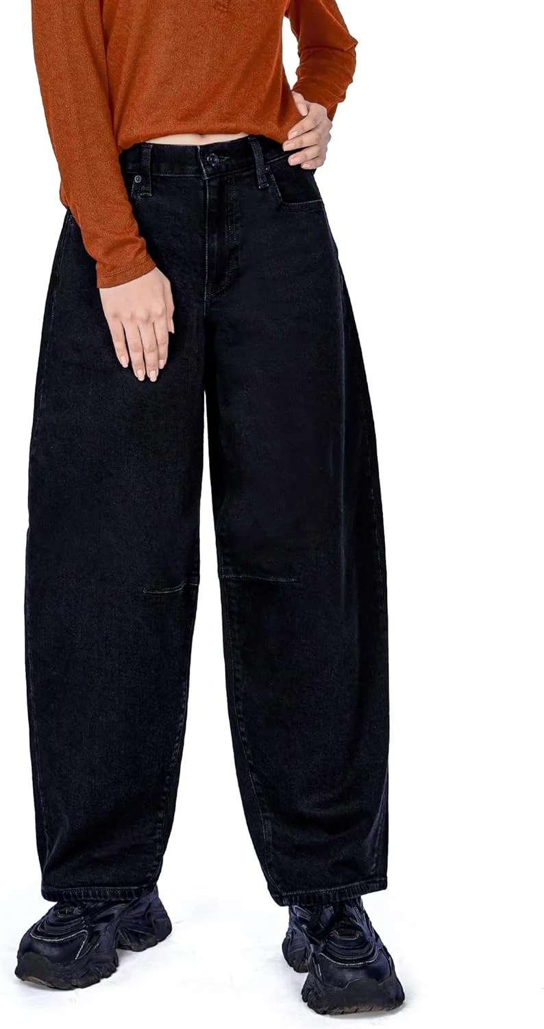 

Женские джинсы baggy barrel с широкими штанинами mid rise CAKE THE LABEL