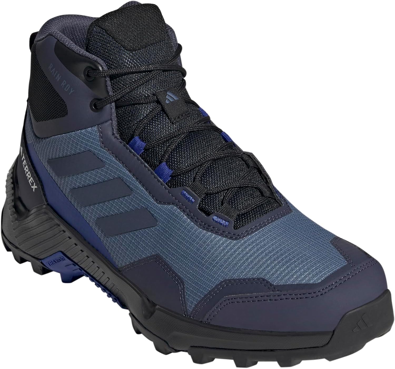 Мужские кроссовки Adidas Eastrail 2.0 Mid Top Rain.rdy для походов, Wonder Steel/Shadow Navy/Semi Lucid Blue — фото 2