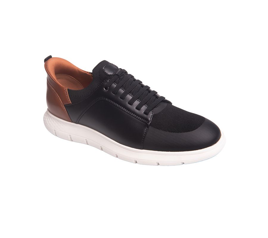 

Мужские легкие кроссовки Newbury St Hands-Free Slip On Technology Marc Joseph New York, Black napa leather