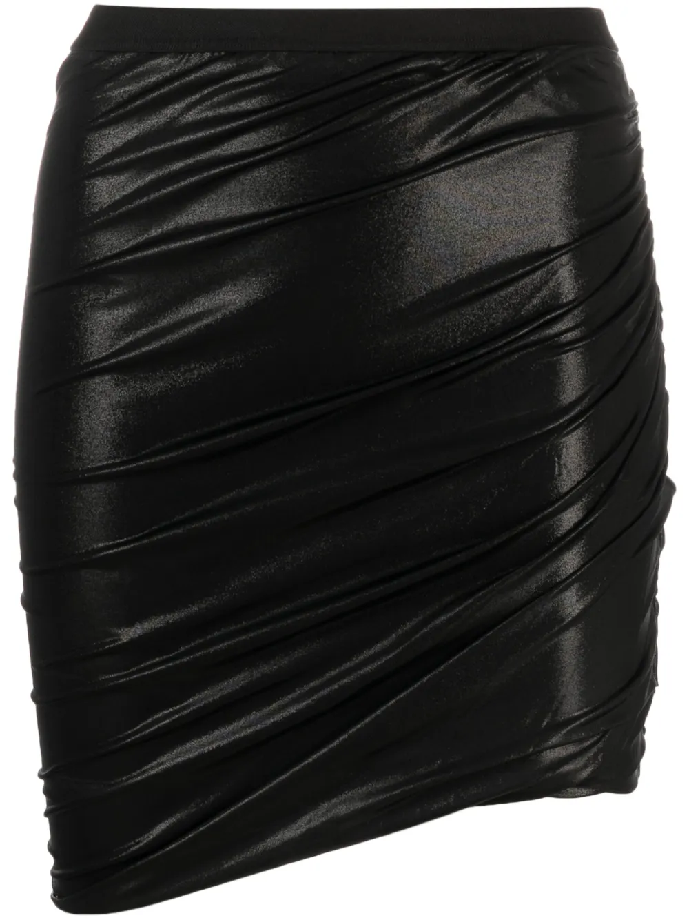 

Юбка мини Jade с драпировкой Rick Owens Lilies, черный