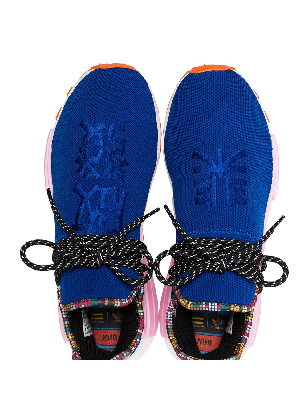 Кроссовки  x Pharrell Williams Human Body NMD adidas, синий — фото 3
