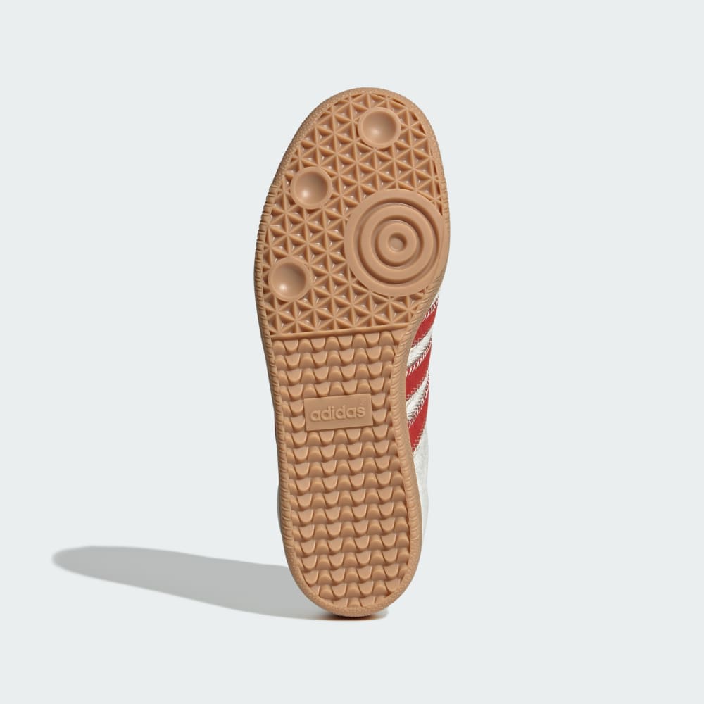 Кроссовки Adidas Samba OG Shoes, цвет Wonder Beige/Cream White/Better Scarlet — фото 3