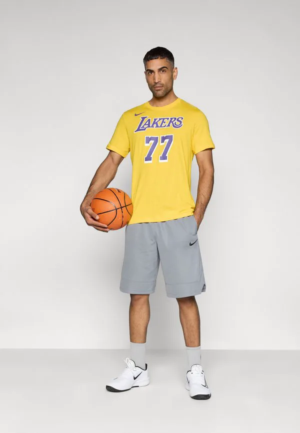 Футболка los angeles lakers, клубная одежда луки дончича Nike Performance, Amarillo — фото 2