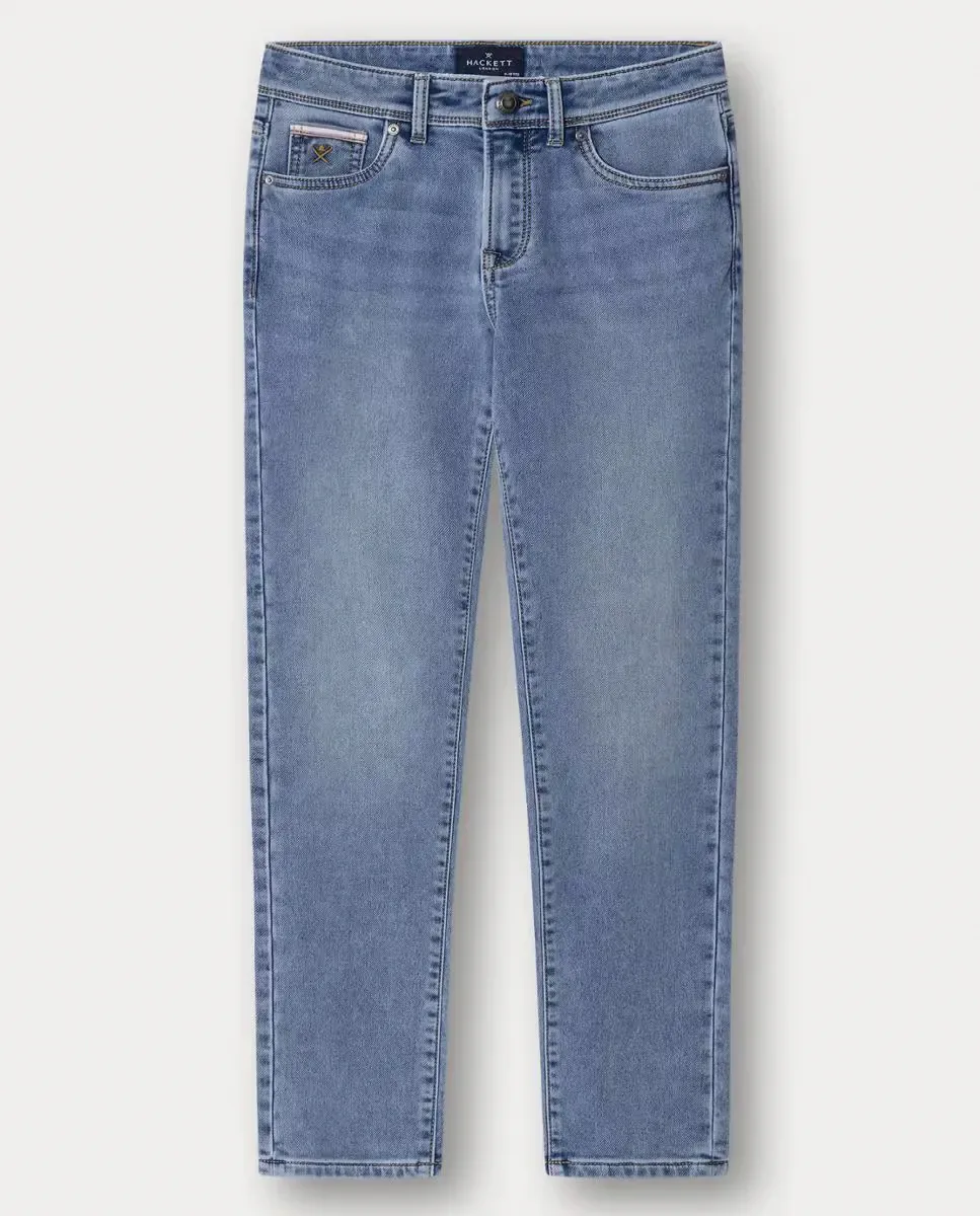Джинсы Regular Fit Light для мальчика Hackett, синий