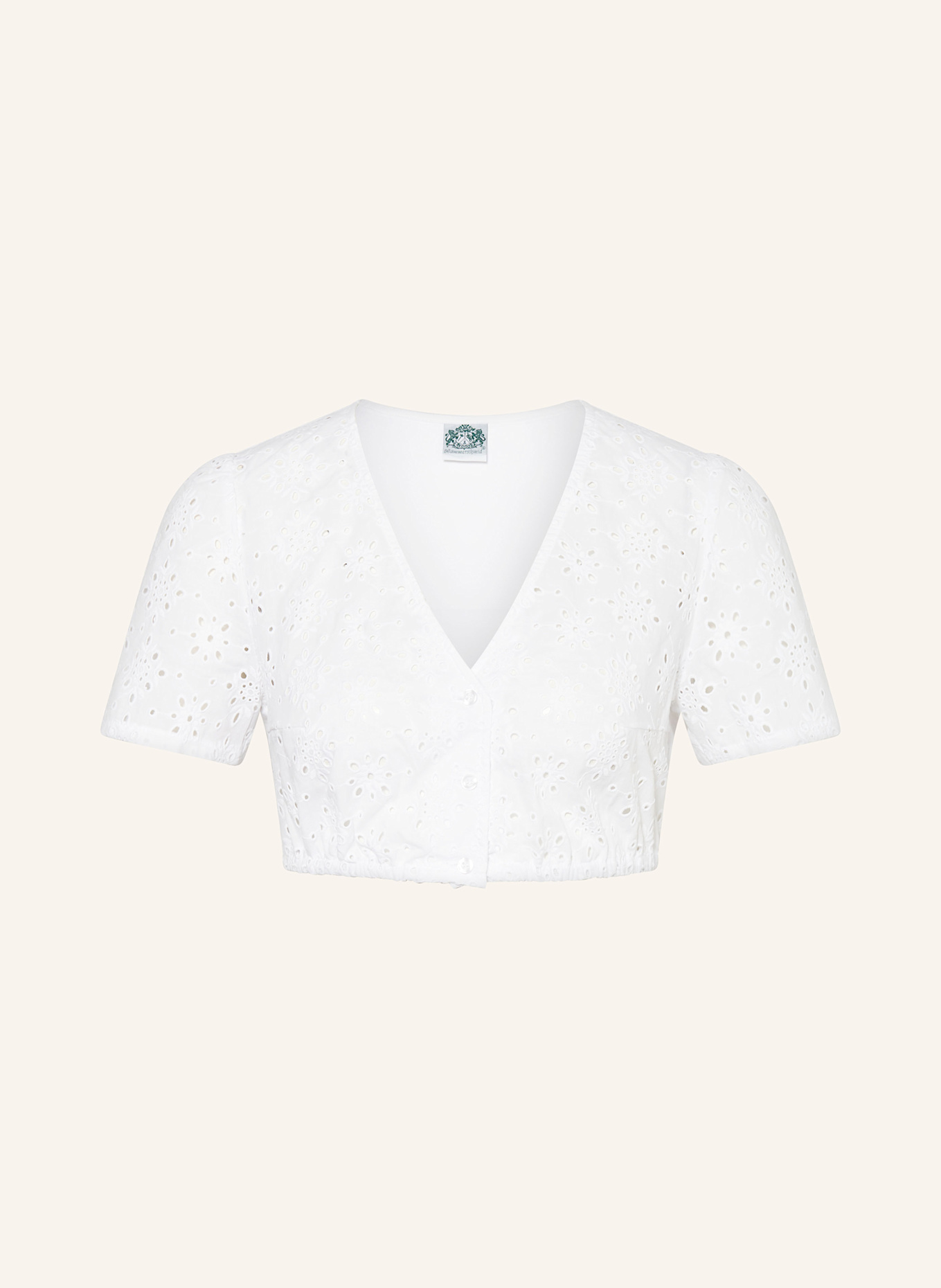 

Блузка Dirndl из микса материалов Hammerschmid, белый