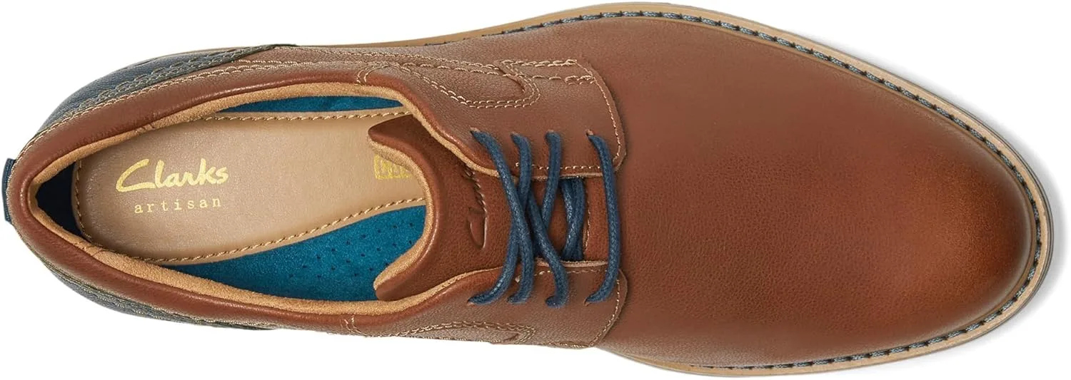 Мужские кроссовки Clarks Monahan Plain Oxford, коричневый — фото 3