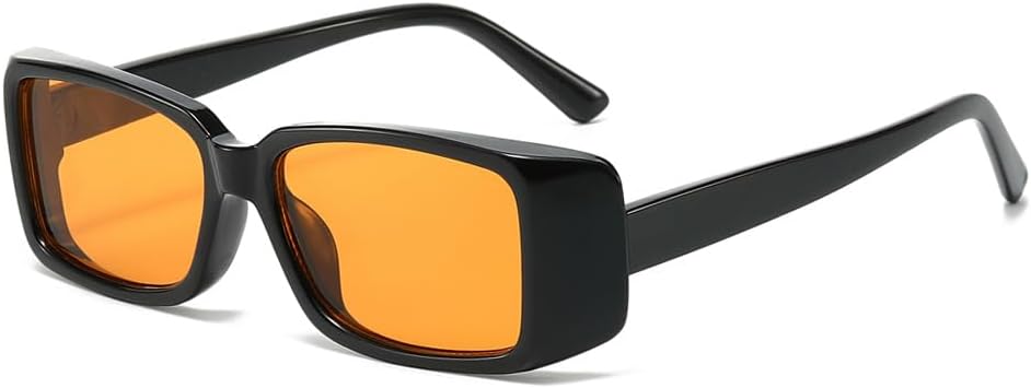 

Солнцезащитные очки для мужчин и женщин - защита UV400 - компактная легкая оправа, цветные линзы, подходят для занятий спортом на открытом воздухе и вождения QWBSER, 4