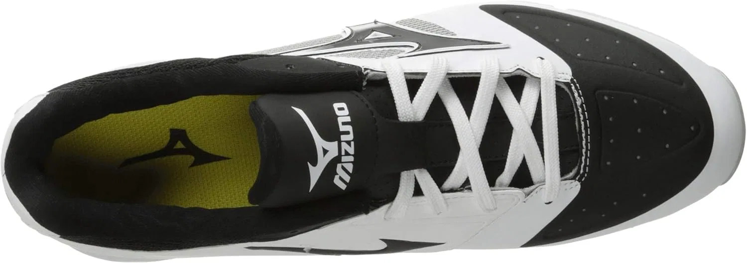 Мужские бейсбольные кроссовки Mizuno Dominant IC, White Black — фото 3