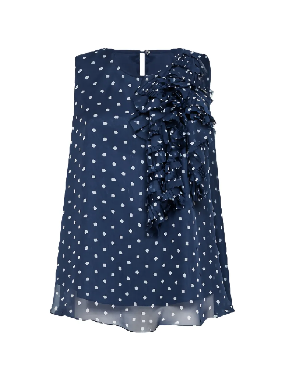 

Топ с оборками P.A.R.O.S.H., синий