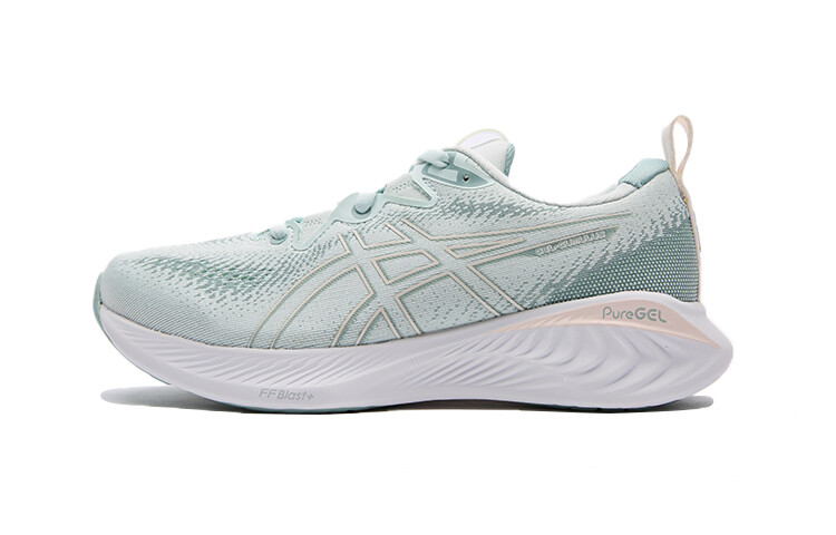 

Кроссовки Gel-Cumulus 25 женские с низким верхом, зеленый/белый/серый Asics