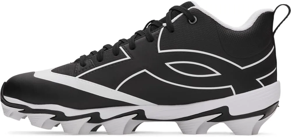 Бейсбольные бутсы Under Armour для мужчин Leadoff Icon Mid, черный