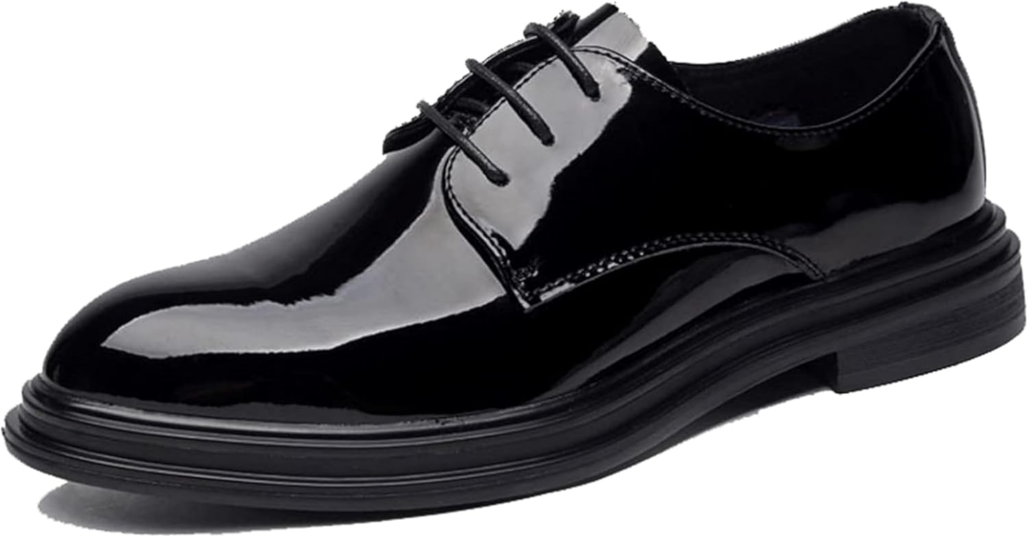 

Мужские оксфорды для весны и осени, низкие формальные туфли Generic, черный