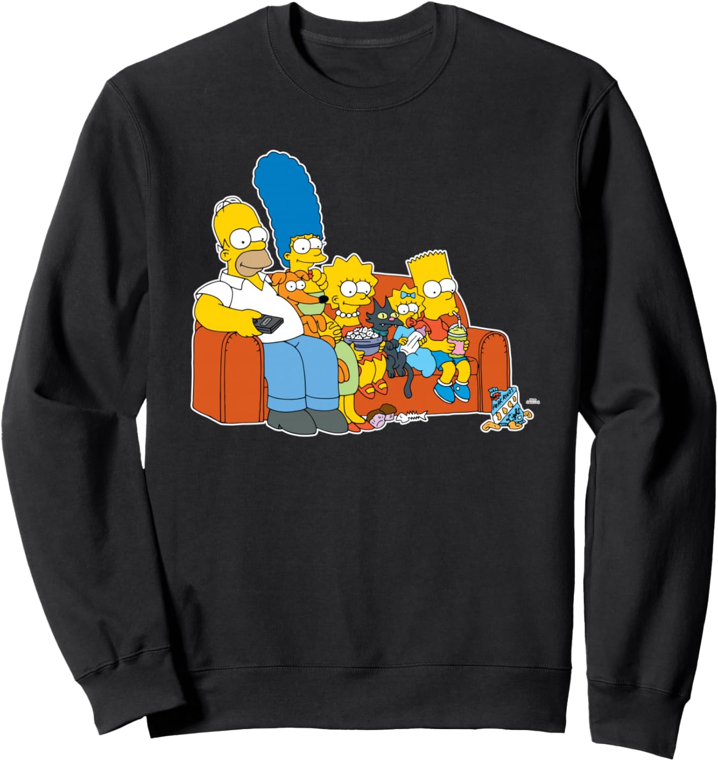 

Толстовка с изображением Гомера, Мардж, Мэгги, Бартлисы Симпсон и персонажа из мультсериала «Симпсоны», черная The Simpsons, Черный, Толстовка с изображением Гомера, Мардж, Мэгги, Бартлисы Симпсон и персонажа из мультсериала «Симпсоны», черная The Simpson