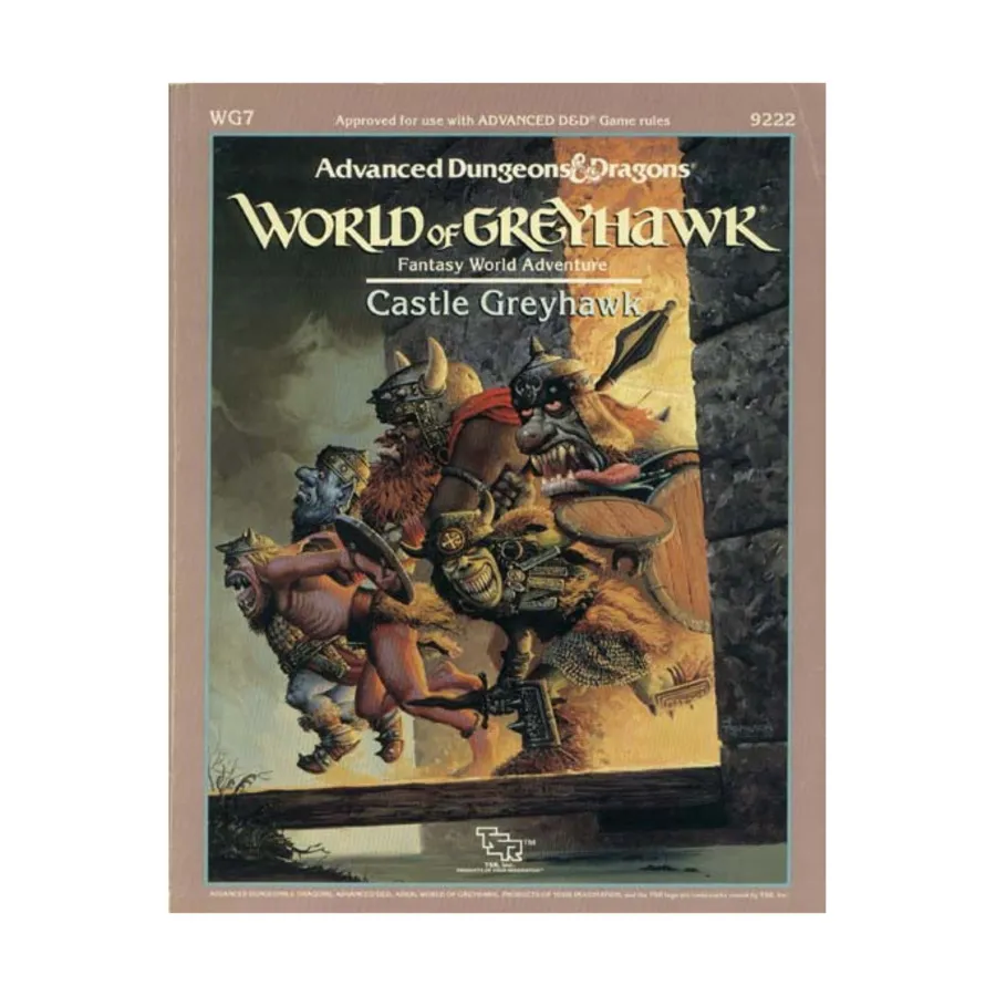 

Castle Greyhawk, Greyhawk (TSR), мягкая обложка