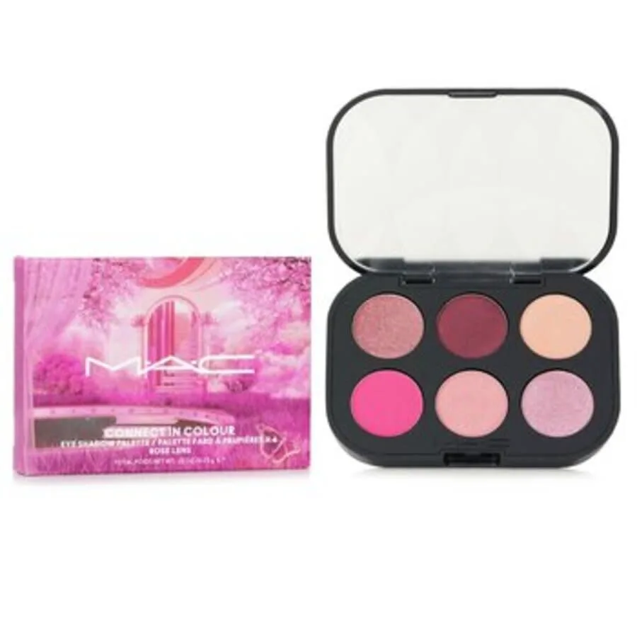 Палетка теней для век Mac Connect In Colour 0,22 унции # Rose Lens Макияж 773602648665, розовый — фото 2