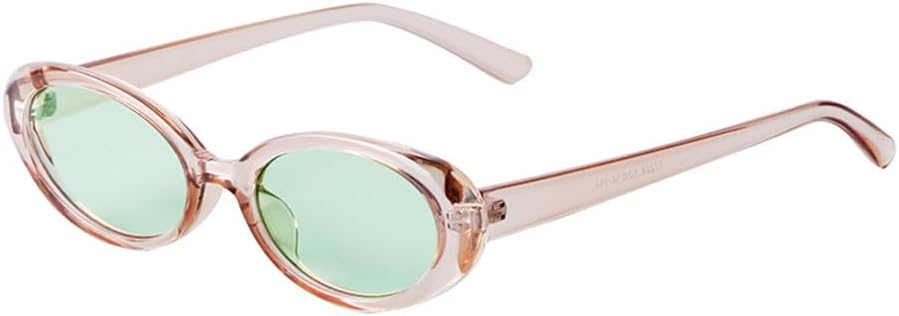 

Ретро овальные круглые женские солнцезащитные очки в винтажной прямоугольной оправе, солнцезащитные очки с зелеными линзами, мужские солнцезащитные очки UV400 TYUVIVO, C2