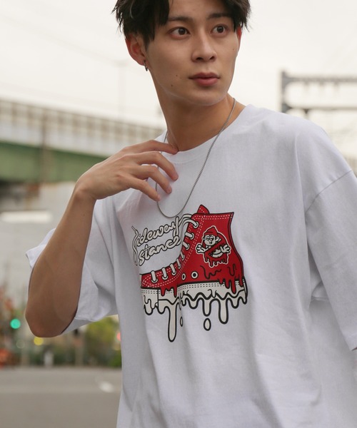 

Футболка с короткими рукавами и графическим принтом Sideway Stance, белая