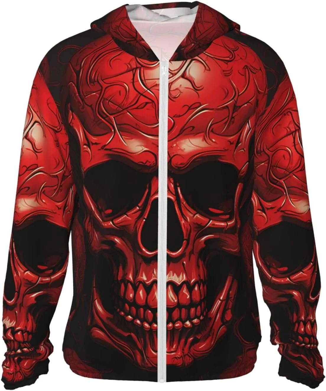 

Куртка с капюшоном Red Skulls для защиты от солнца, UPF 50+, с длинным рукавом GFLFMXZW