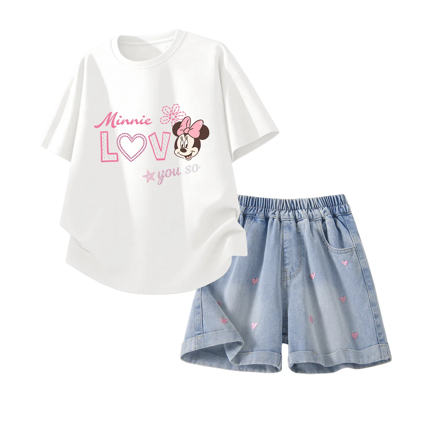 Детский спортивный костюм Disney Casual Sportswear 2 Piece Set бело-голубой