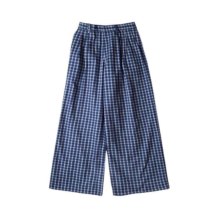 

Брюки ERL Check Pleated Tailored Pants, Navy