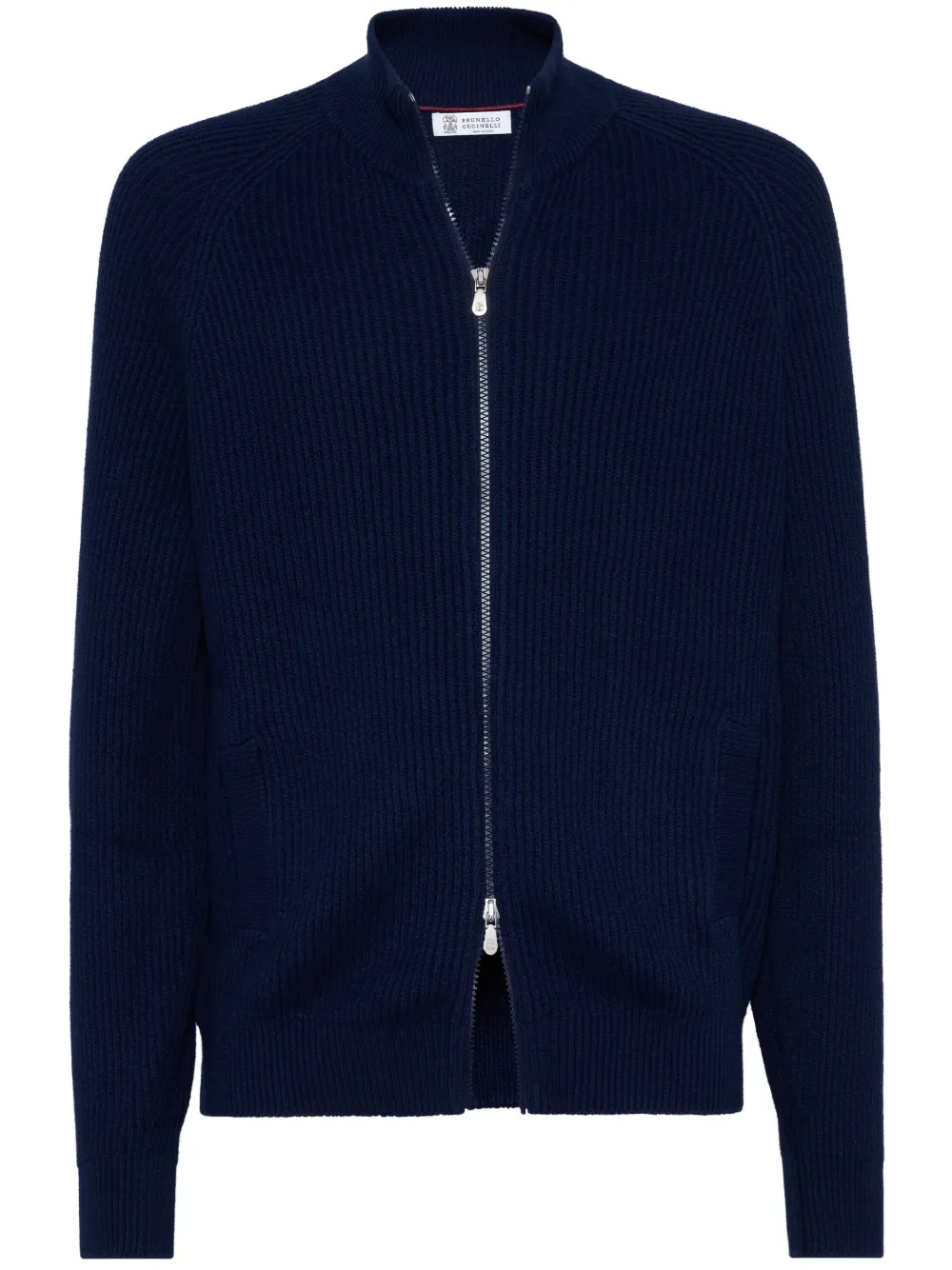 

Кардиган на молнии Brunello Cucinelli, синий