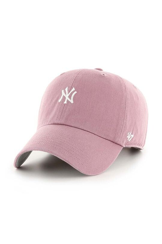 

Хлопковая бейсболка MLB New York Yankees 47 brand, розовый