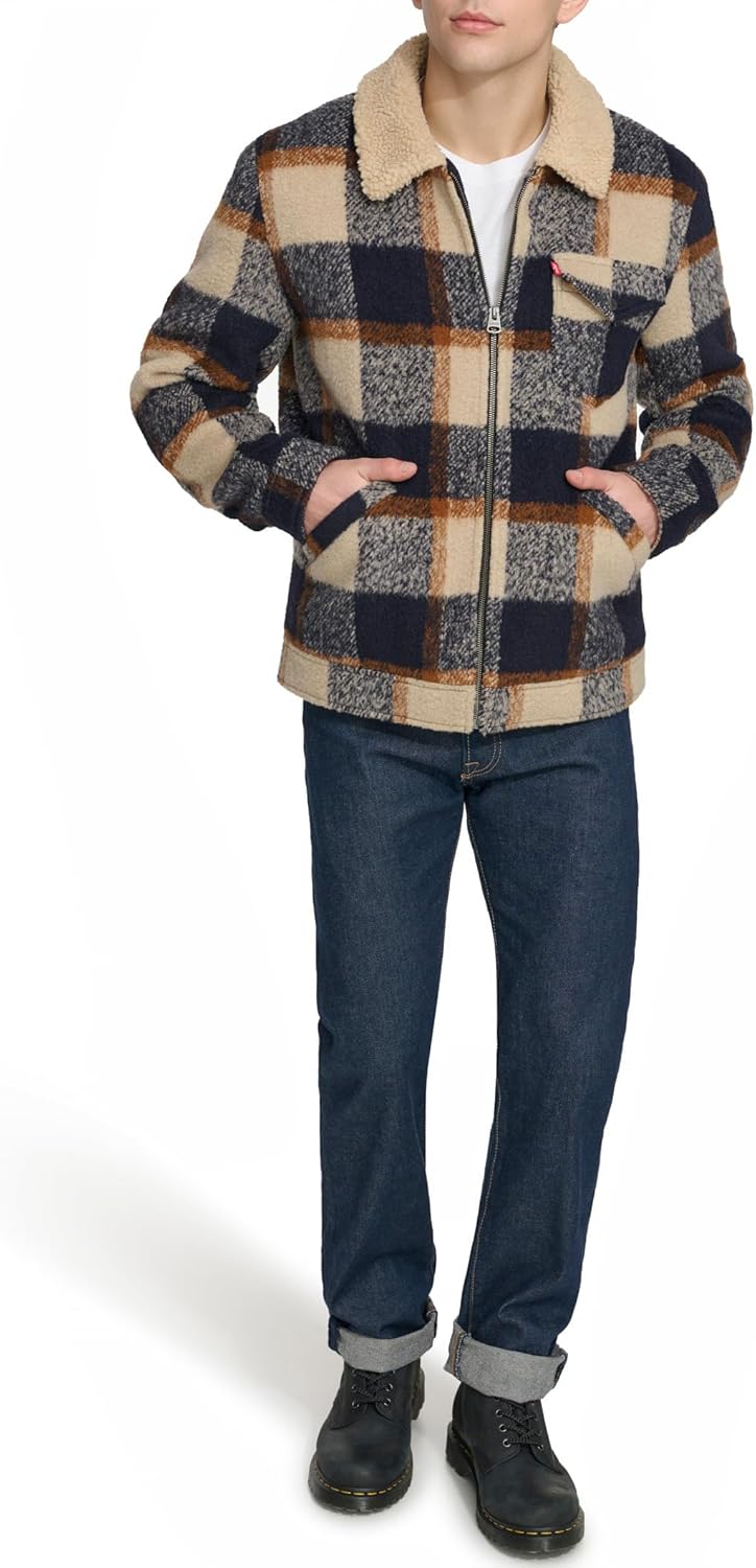 Мужская куртка Levi's из шерстяной смеси Levi's Depot, Skater Plaid — фото 2
