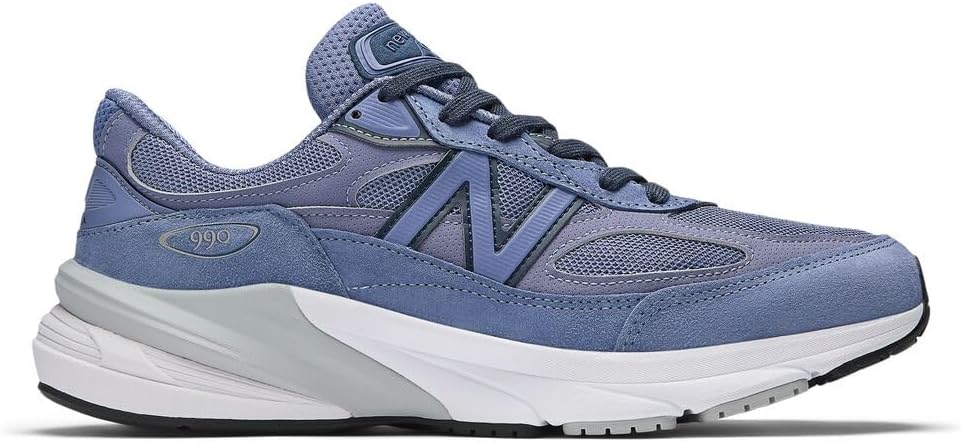 Кроссовки New Balance Unisex Adult 990 V6, сделано в США, синий/фиолетовый/темно-синий — фото 2