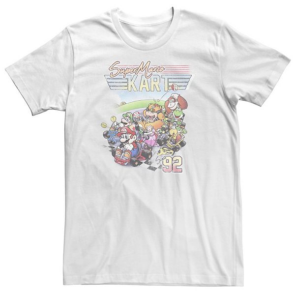 

Футболка Big & Tall Mario Kart 92 group shot distressed Licensed Character