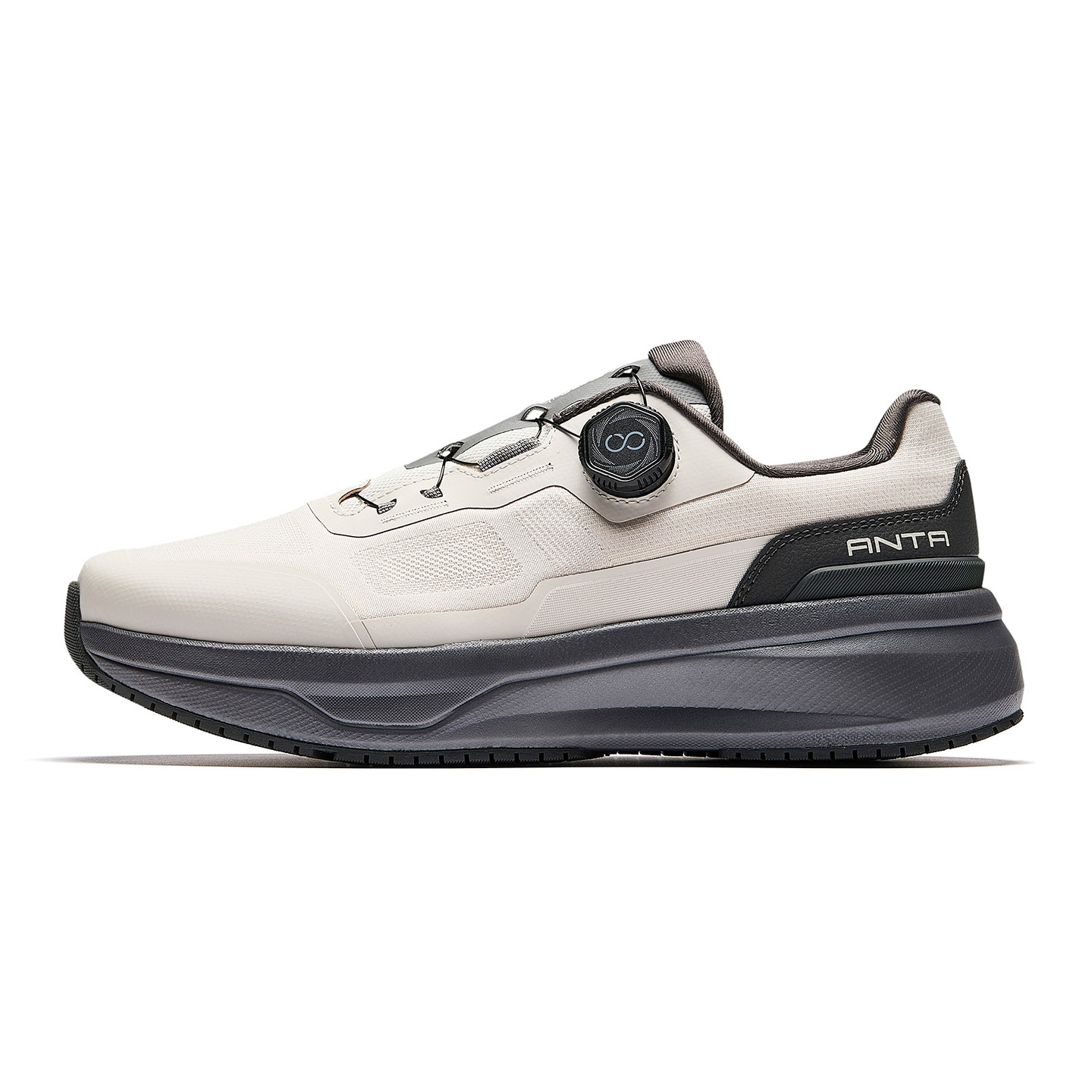 

Амортизация, дышащие, нескользящие низкие кроссовки для всесторонних тренировок мужские mud gray/ash gray ANTA, серый